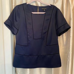 Navy, Banana Republic Blouse.